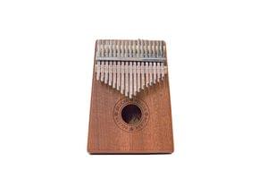 Belear 17 Key Kalimba Natural Sapele Wood Thumb Piano